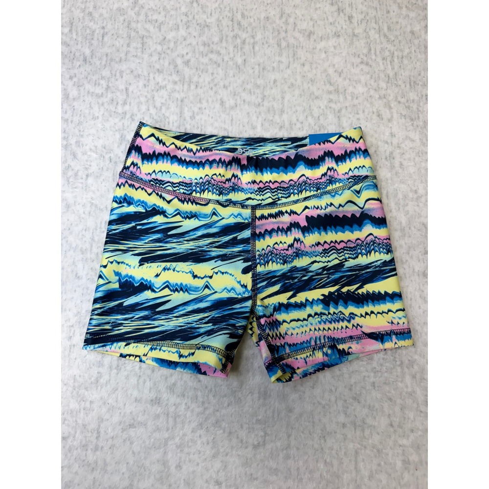 DSG Girls Momentum Mid-Rise Shortie 3 Inch Graffiti Vibrations Multi Size M NWT